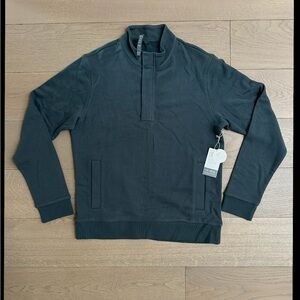 Vuori Men's Deep Green Zip-Up Sweater